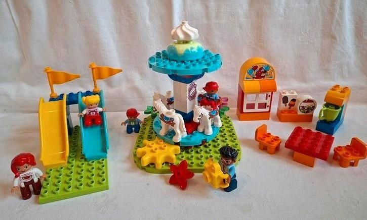 Duplo set 10841 Familiekermis Familie kermis, Kinderen en Baby's, Speelgoed | Duplo en Lego, Zo goed als nieuw, Duplo, Ophalen of Verzenden