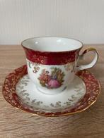 Kop en Schotel HK Bavaria Handarbeit 24 karat gold, Antiek en Kunst, Ophalen of Verzenden