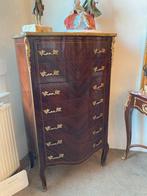 Prachtige antieke palissander ladenkast gebogen, Ophalen