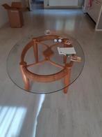 Rotan tafel, Huis en Inrichting, Tafels | Salontafels, Gebruikt, 50 tot 100 cm, Rond, Minder dan 50 cm