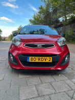 Kia Picanto 1.0 Cvvt 5-DRS 2011 Rood, Auto's, Kia, Voorwielaandrijving, Stof, Zwart, 400 kg