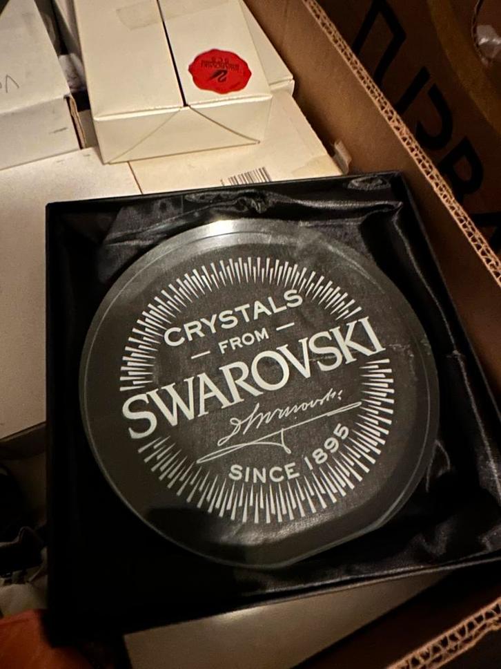 Swarovski Kristallen plaquette- Nieuw in Doos, Huis en Inrichting, Woonaccessoires | Overige, Nieuw, Ophalen