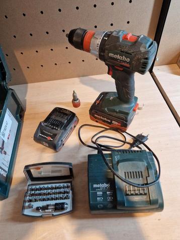 Metabo BS 18 LT Quick,  met 2 accus , oplader en Metabox beschikbaar voor biedingen