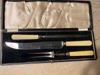 Etui met vlees messen set, Antiek en Kunst, Ophalen of Verzenden