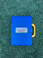 Playlab spelenderwijs leren lezen koffer met veel bladen, Ophalen, Puzzel en Educatief, 1 speler, Zo goed als nieuw