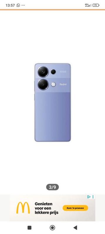 Redmi note 13 pro 4g  de goedkoopste van mp 👍 beschikbaar voor biedingen