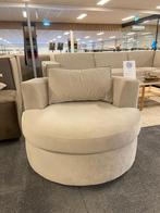 Draaibare fauteuil (showmodel), Huis en Inrichting, Fauteuils, Kunststof, 75 tot 100 cm, Ophalen of Verzenden, Zo goed als nieuw