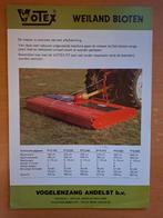 Folder Votex weiland bloten, Ophalen of Verzenden, Gelezen, Tractor en Landbouw