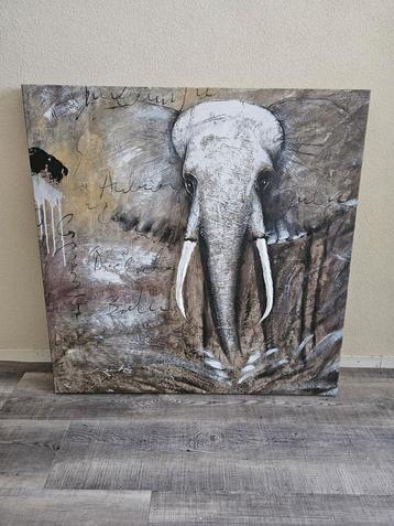 Handgeschilderd olieverf canvas schilderij beschikbaar voor biedingen