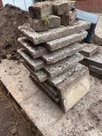 Grindtegels gratis af te halen, Tuin en Terras, Bielzen en Borders, Ophalen, Gebruikt, Beton, Minder dan 100 cm