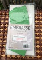 Embrasse 2 stuks Nieuw groen Kwantum gordijn, Ophalen of Verzenden, Nieuw, Groen