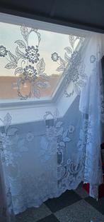 Luxe Strijkvrije Vitrage - 580x155cm, Huis en Inrichting, Ophalen, Wit, Nieuw, 200 cm of meer