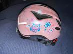 Roze kinderfietshelm met uil, Fietsen en Brommers, Ophalen of Verzenden, Zo goed als nieuw, Overige maten, Meisje