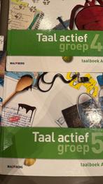 Taal Actief Taalboeken , werkboeken en Spelling groep 4 en 5, Boeken, Overige niveaus, Nederlands, Zo goed als nieuw, Malmberg