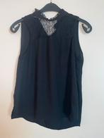 Dames zwarte blouse top van Zara, Ophalen of Verzenden, Zo goed als nieuw, Zwart, Korte mouw