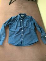 Hollister hemd donkerblauw met merk, Kleding | Heren, Blauw, Ophalen of Verzenden, Zo goed als nieuw, Hollister