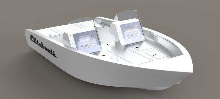 *NIEUW* Aluminium visboot met Seadeck en meer. Elite 55S, Watersport en Boten, Vis- en Consoleboten, Nieuw, 3 tot 6 meter, Benzine