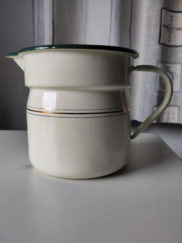 Vintage Emaille Melkkan beschikbaar voor biedingen