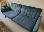 Slaapbank sofabed jysk, Huis en Inrichting, Ophalen, Gebruikt, Blauw, Tweepersoons