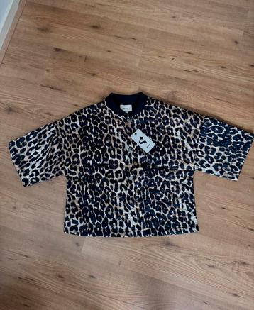 Shoeby Short Sleeve leopard bomber maat XS/S beschikbaar voor biedingen