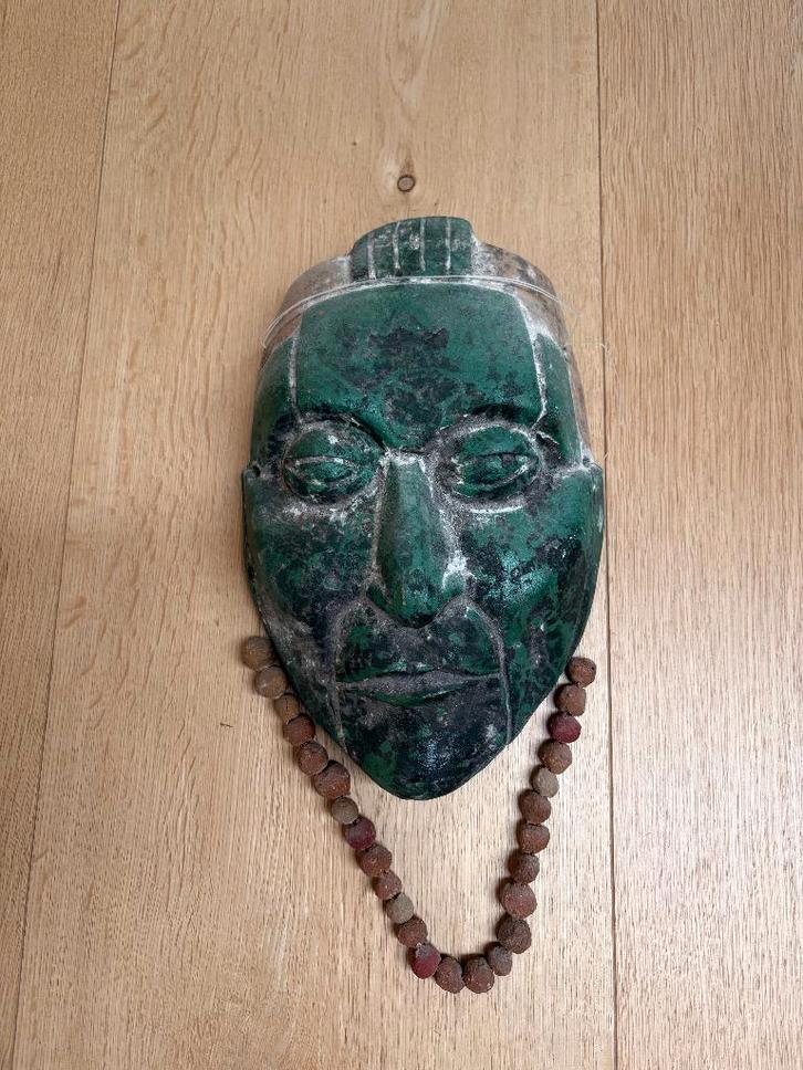 Stenen masker Inca stijl, Antiek en Kunst, Kunst | Beelden en Houtsnijwerken, Ophalen of Verzenden