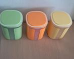 TUPPERWARE VOORRAADBUSSEN MET KIJKVENSTER, Ophalen of Verzenden, Zo goed als nieuw, Rood, Bus of Trommel