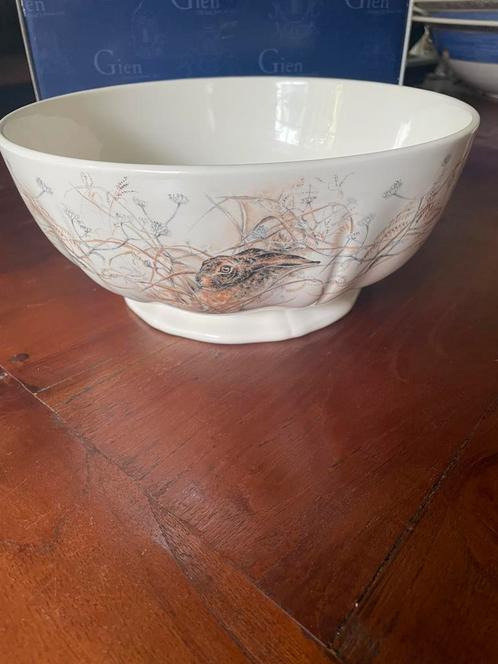 Gien SOLONGE saladeschaal / groenteschaal, Huis en Inrichting, Keuken | Servies, Schaal of Schalen, Overige stijlen, Ophalen of Verzenden