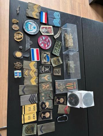Militaire Spelden & Patches Collectie beschikbaar voor biedingen