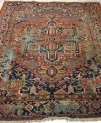 antiek vintage Heriz vloerkleed (Perziche tapijt) GROOT, Gebruikt, Vintage, 200 cm of meer, Ophalen of Verzenden