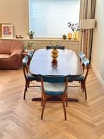 Vintage eetkamertafel Skovby Deens design hout jaren 50/60, Huis en Inrichting, Ophalen, Gebruikt, 200 cm of meer, 50 tot 100 cm
