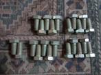 34x M24x100 Zeskantbout + 22x M24x50 bout + M24 moeren, Ophalen of Verzenden, Nieuw, IJzer