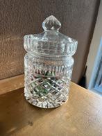 Vintage kristallen bewaar pot, Antiek en Kunst, Antiek | Glas en Kristal, Ophalen of Verzenden