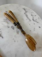 Vintage saladebestek, Ophalen of Verzenden, Gebruikt, Overige materialen, Bestekset