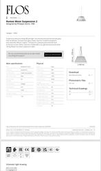 Philip Starck lamp Floss, Ophalen, Zo goed als nieuw, Minder dan 50 cm, Modern Philip Starck