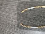 14 k gouden en witgouden armband 6,5 gram, Ophalen of Verzenden, Nieuw, Goud, Goud