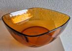 Duralex Schaal Amberkleur, Ophalen of Verzenden, Zo goed als nieuw, Rond