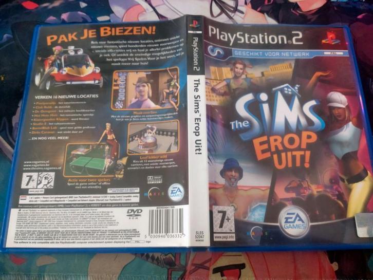 The Sims Erop Uit! PS2, Spelcomputers en Games, Games | Sony PlayStation 2, Zo goed als nieuw, Simulatie, 1 speler, Vanaf 7 jaar