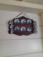 Wand bord blauwe bordjes, Ophalen, Gebruikt