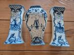 Delfts Blauw Wandvazen Set, Antiek en Kunst, Ophalen
