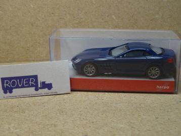 HERPA 1:87, MERCEDES SLR-McLAREN Blauw, OVP, Zie Foto`s beschikbaar voor biedingen