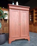 Meidenkast | Linnenkast | Biedermeier | Grenen kast #2699, Niet ingevuld, 150 tot 200 cm, Niet ingevuld, Ophalen of Verzenden