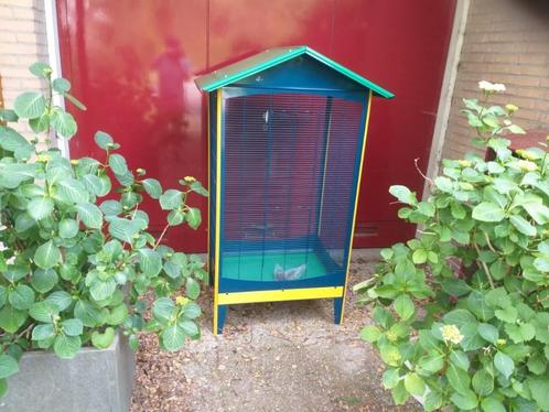 Nette kamer volière, grote vogelkooi (FERPLAST) op wielen, Dieren en Toebehoren, Vogels | Hokken en Kooien, Gebruikt, Vogelkooi