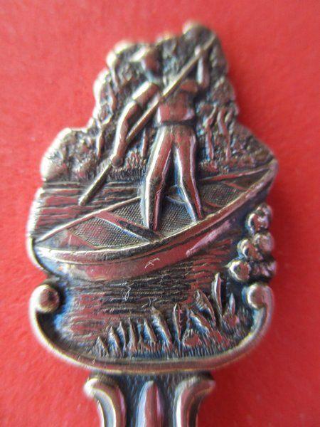 (A1775) Giethoorn punter, Verzamelen, Porselein, Kristal en Bestek, Gebruikt, Bestek, Overige materialen, Ophalen of Verzenden