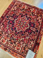 Handgeknoopt perzisch tapijt heriz 100x83, Info@SlatsAntiek.nl, Crème, 100 tot 150 cm, Perzisch