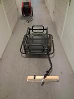 Fiets aanhangertje met bevestiging, Fietsen en Brommers, Fietsaccessoires | Aanhangers en Karren, Gebruikt, Bagagekar, 20 tot 40 kg