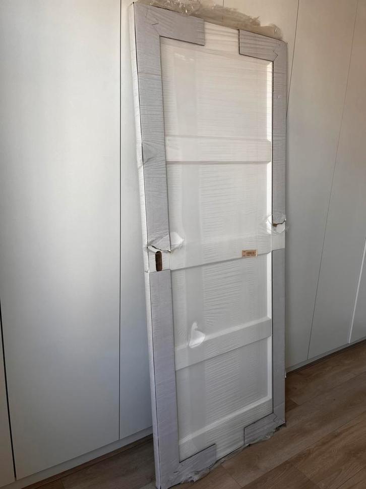 Nieuwe schuifdeur 83 x 201,5 stomp, Doe-het-zelf en Verbouw, Deuren en Horren, Nieuw, Binnendeur, 200 tot 215 cm, 80 tot 100 cm