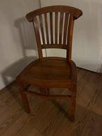 6 eetkamerstoelen hout, Ophalen, Bruin, Hout, Vijf, Zes of meer stoelen