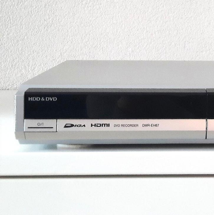 DVD & Harddisk Recorder - Panasonic DMR-EH67, Audio, Tv en Foto, Dvd-spelers, Gebruikt, Dvd-speler, Panasonic, Met harddisk, Ophalen of Verzenden