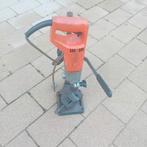 Boorstandaart en boormachine en klemmetje, Ophalen, Gebruikt, Boormachine