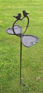 Tuinsteker Tuinprikker Gietijzer Vogel Voederschaal Nieuw, Tuin en Terras, Ophalen of Verzenden, Nieuw